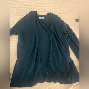 Old navy blue cardigan